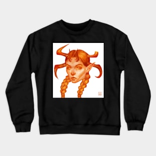 Demon Orange Crewneck Sweatshirt